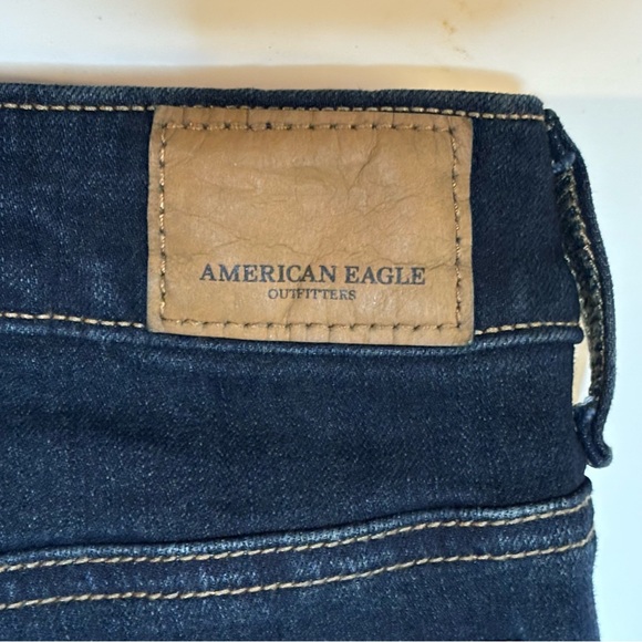 AE Super Stretch x4 Jegging Jeans Dark Wash 0S or 0 Short - Picture 7 of 12